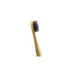 Bamboo Toothbrush Charcoal Adult with toungue cleaner & holder